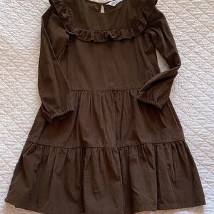 H&M Brown Ruffle Kids Dress